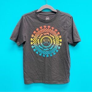 Wonder Nation Charcoal Tee with Vibrant Mandala Gamer Design